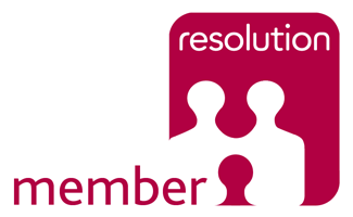 Logo for membership of Resolution: the trading name of Solicitors Family Law Association